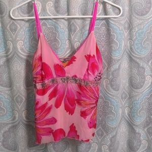 Floral tank top